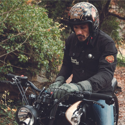 rukavice COMMAND GTX, RACER (černá)