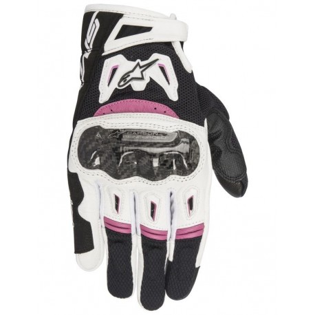 rukavice STELLA SMX-2 AIR CARBON, ALPINESTARS, dámské (černé/bílé/fialové) 2025