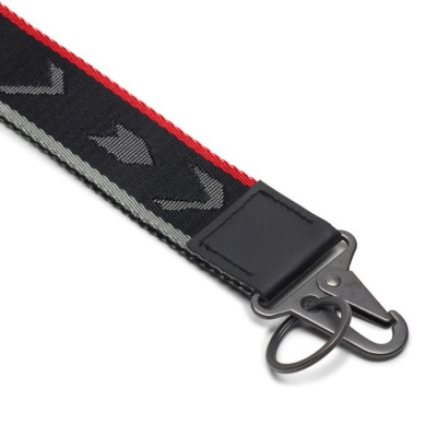 klíčenka KEY HOLDER SHORT, SPIDI (černá/šedá)
