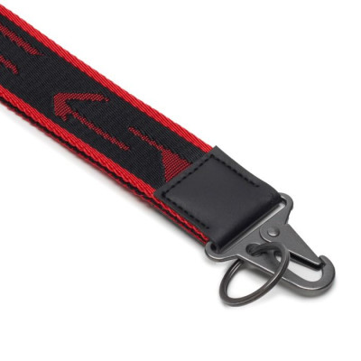 klíčenka KEY HOLDER SHORT, SPIDI (černá/červená)