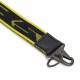 klíčenka KEY HOLDER SHORT, SPIDI (černá/žlutá fluo)