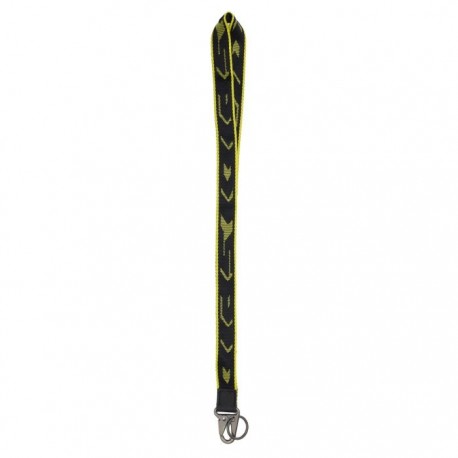klíčenka KEY HOLDER LONG, SPIDI (černá/žlutá fluo)