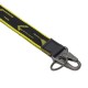 klíčenka KEY HOLDER LONG, SPIDI (černá/žlutá fluo)