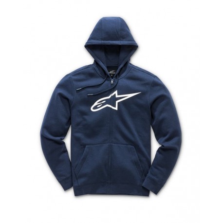 mikina AGELESS II FLEECE, ALPINESTARS (modrá/bílá)