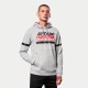 mikina CLUB HOODIE, ALPINESTARS (šedá/černá/červená)