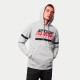 mikina CLUB HOODIE, ALPINESTARS (šedá/černá/červená)