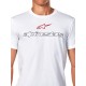 triko LINEAR TRACE CSF, ALPINESTARS (bílá)