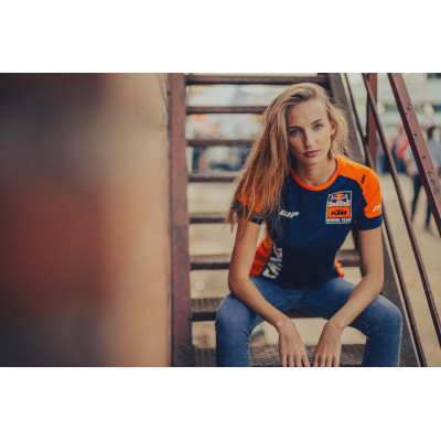 triko TEAM, KTM RED BULL, dámské (modrá,oranžová)