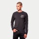 triko AUTHENTICATED TEE, ALPINESTARS (černá/bílá)