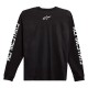 triko FACE OFF TEE, ALPINESTARS (černá/bílá)