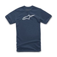 triko AGELESS CLASSIC TEE, ALPINESTARS (modrá/bílá)