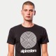 triko REAL SPIRAL TEE, ALPINESTARS (černá/bílá)