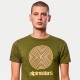 triko REAL SPIRAL TEE, ALPINESTARS (zelená/zlatá)