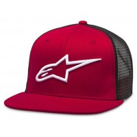 kšiltovka CORP TRUCKER, ALPINESTARS (červená/černá)