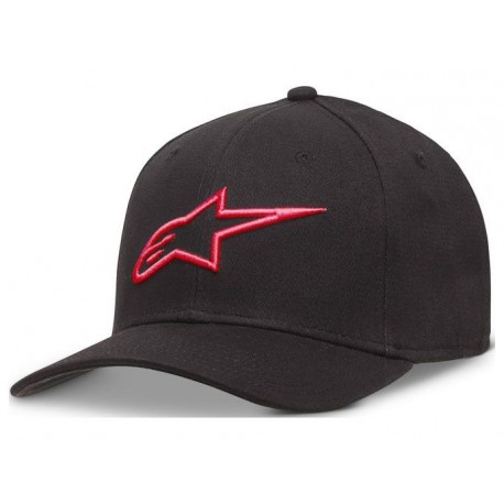kšiltovka AGELESS, ALPINESTARS (černá/červená)