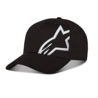 kšiltovka CORP SNAP 2 HAT, ALPINESTARS (černá/bílá)