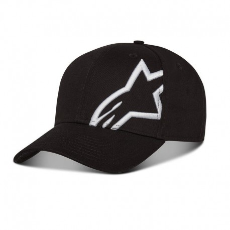 kšiltovka CORP SNAP 2 HAT, ALPINESTARS (černá/bílá)