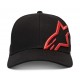 kšiltovka CORP SNAP 2 HAT, ALPINESTARS (černá/červená fluo)