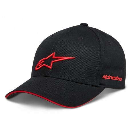 kšiltovka ROSTRUM HAT, ALPINESTARS (černá/červená)