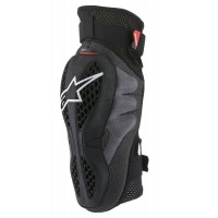 chrániče kolen SEQUENCE, ALPINESTARS (černé/červené, pár)