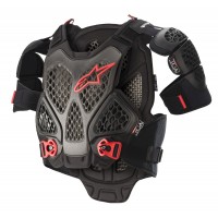 chránič těla A-6, ALPINESTARS (černá antracit/červená) 2025