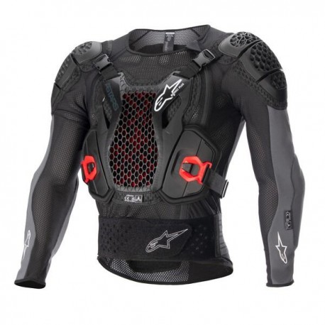 chránič těla BIONIC PLUS 2, ALPINESTARS (černá/šedá/červená) 2025
