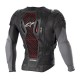 chránič těla BIONIC PLUS 2, ALPINESTARS (černá/šedá/červená) 2025