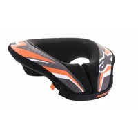 nákrčník SEQUENCE YOUTH, ALPINESTARS, dětský (černá/oranžová/bílá) 2025