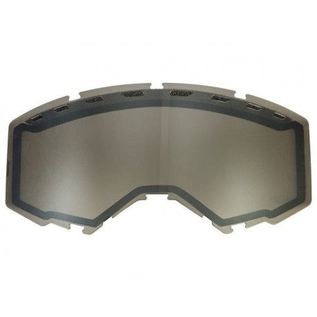 plexi Dual 19', FLY RACING - USA (stříbrné , Anti-fog)