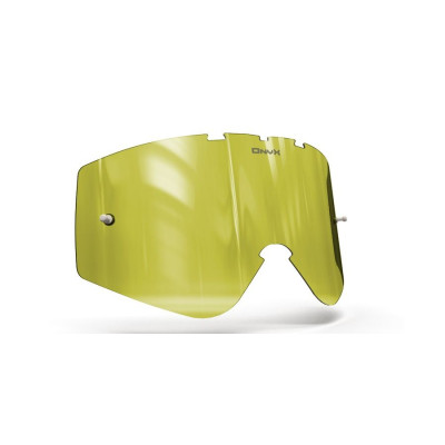 plexi pro brýle O'NEAL B-ZERO, ONYX LENSES (Hi-Vis žluté s polarizací)