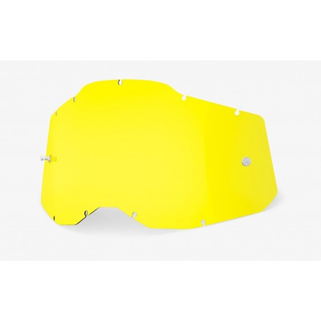 plexi Racecraft 2/Accuri 2/Strata 2, 100% - USA (žluté, Anti-fog)