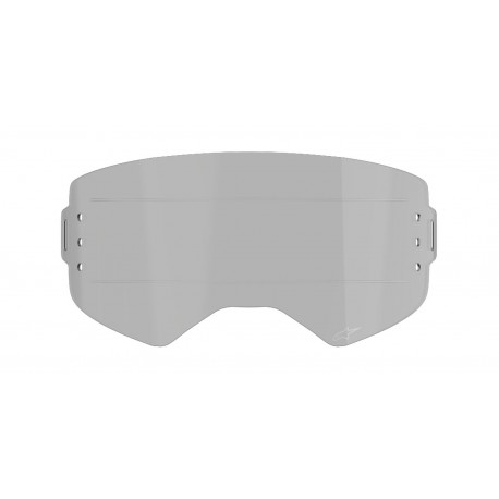 plexi pro brýle SUPERTECH, ALPINESTARS (kouřové pro systém roll-off)