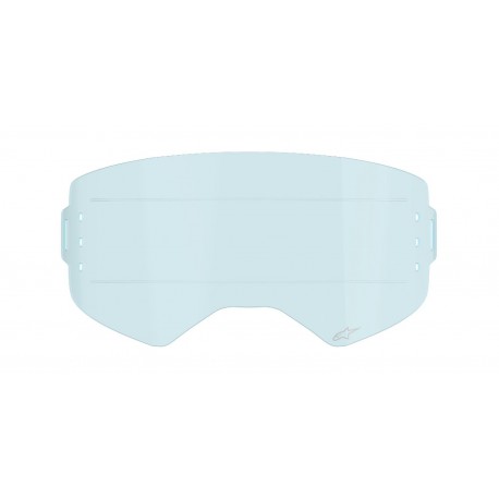 plexi pro brýle SUPERTECH, ALPINESTARS (modré pro systém roll-off)
