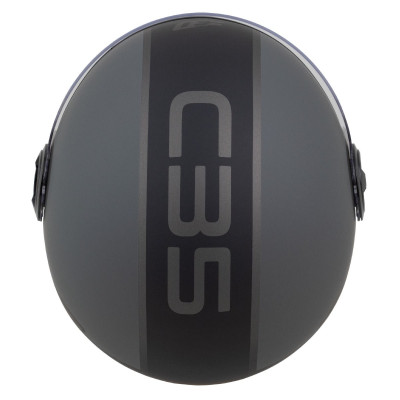 přilba C35, ZED (šedá matná/černá) 2025