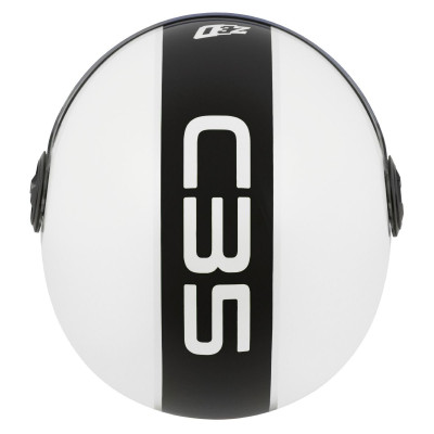 přilba C35, ZED (bílá/černá) 2025