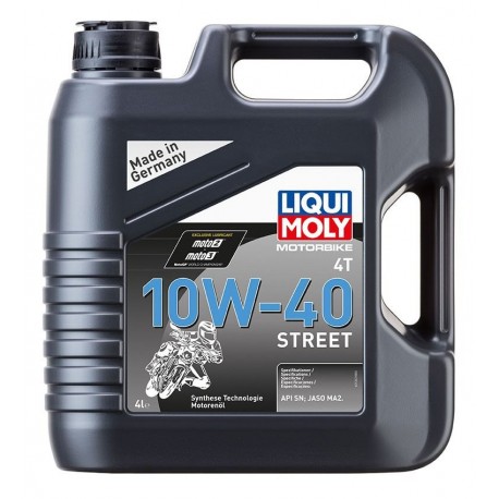 LIQUI MOLY Motorbike 4T 10W40 Street, polosyntetický motorový olej 4 l