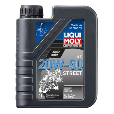 LIQUI MOLY Motorbike 4T 20W50 Street, minerální motorový olej 1 l