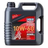 LIQUI MOLY Motorbike 4T Synth 10W60 Offroad Race, plně syntetický motorový olej 4 l