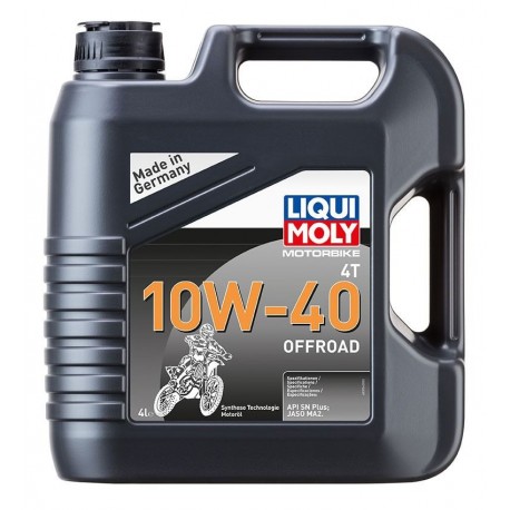LIQUI MOLY Motorbike 4T 10W40 Offroad, syntetický motorový olej 4 l