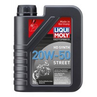 LIQUI MOLY Motorbike HD Synth 20w-50 Street, plně syntetický motorový olej 1 l