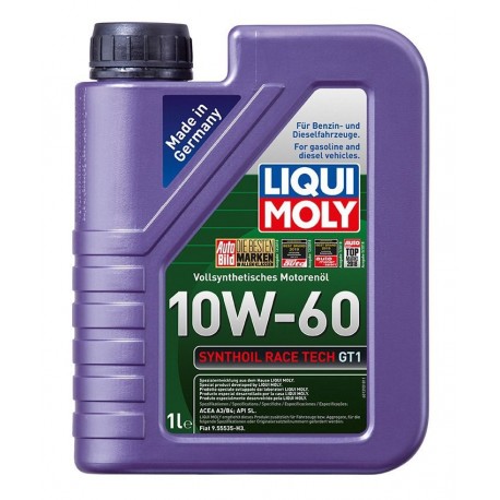 LIQUI MOLY Synthoil, Race Tech GT1 10W60, plně syntetický motorový olej 1L
