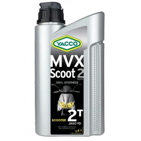 Motorový olej YACCO MVX SCOOT 2 SYNTH, YACCO (1 l)