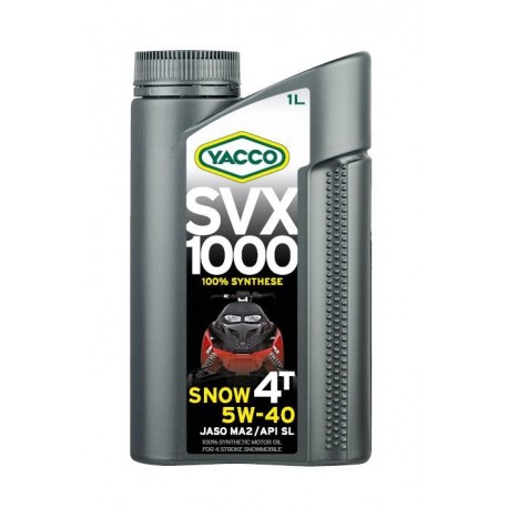 Motorový olej YACCO SVX 1000 SNOW 4T 5W40, YACCO (4 l)