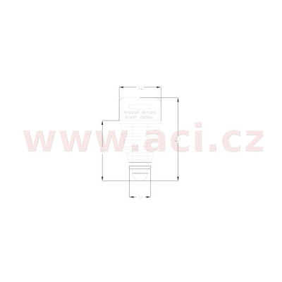 ATHENA špunt výfuku velký pro 4T motocykly/ATV