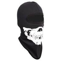 kukla BALACLAVA SKULL, NOX (černá/bílá)