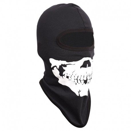 kukla BALACLAVA SKULL, NOX (černá/bílá)
