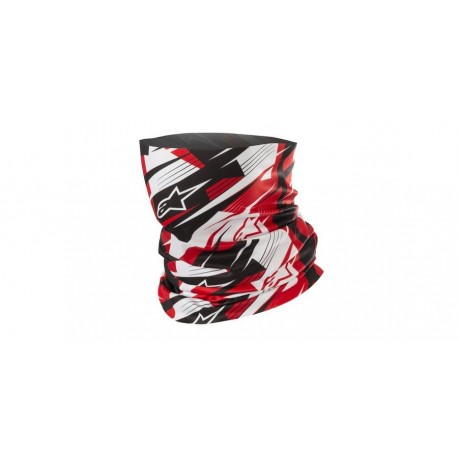 nákrčník BLURRED NECK TUBE, ALPINESTARS (černá/bílá/červená)