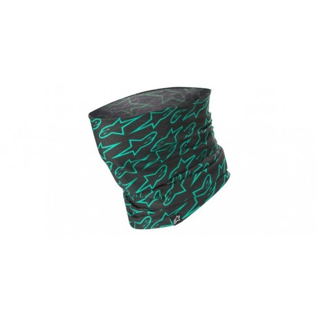 nákrčník ASTARS NECK TUBE, ALPINESTARS (černá/zelená)