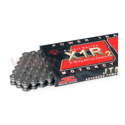 řetěz 520X1R3, JT CHAINS (x-kroužek, barva černá, 78 článků vč. nýtovací a rozpojovací spojky)