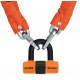 řetězový zámek na motocykl Heavy Duty, OXFORD (oranžový plášť, délka 1,5 m)